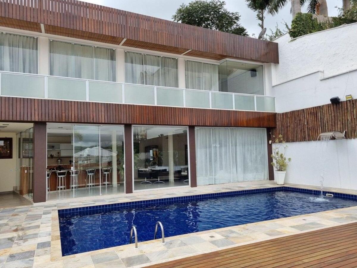 Вилла Mansao Casa Blanca Em Sao Roque C/ 5 Vagas Garagem Экстерьер фото