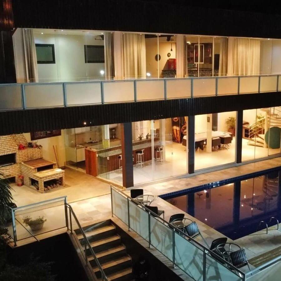Вилла Mansao Casa Blanca Em Sao Roque C/ 5 Vagas Garagem Экстерьер фото