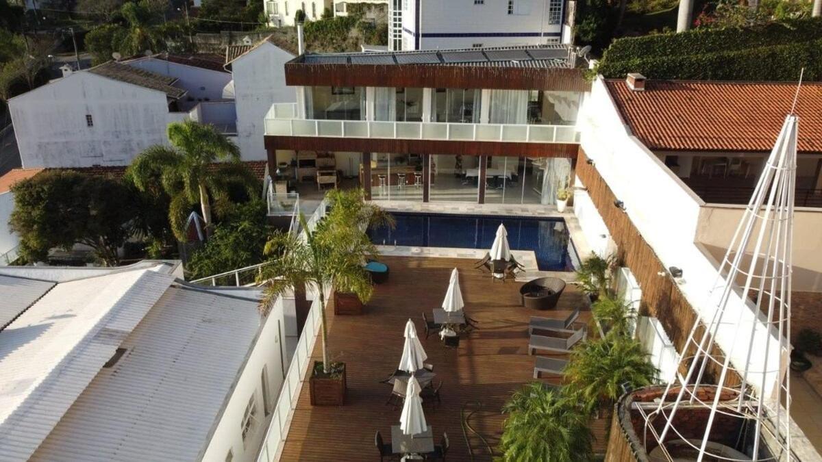 Вилла Mansao Casa Blanca Em Sao Roque C/ 5 Vagas Garagem Экстерьер фото