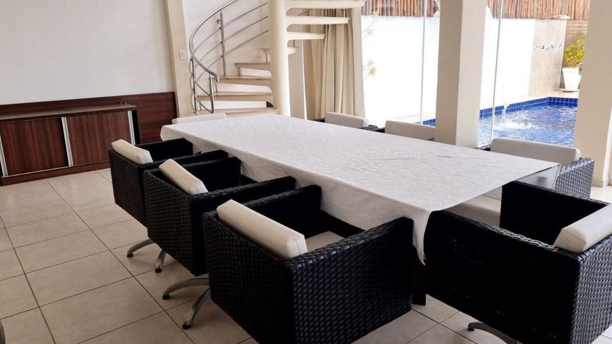 Вилла Mansao Casa Blanca Em Sao Roque C/ 5 Vagas Garagem Экстерьер фото