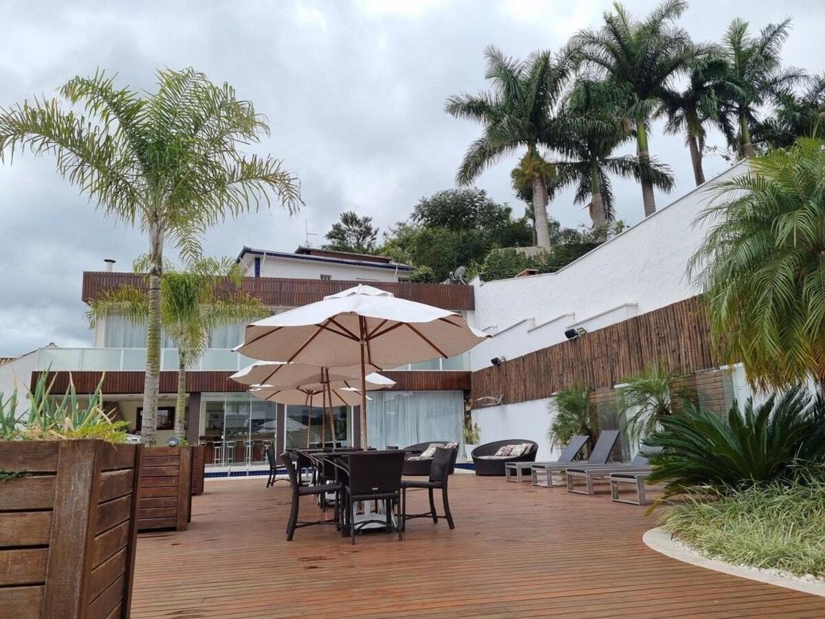 Вилла Mansao Casa Blanca Em Sao Roque C/ 5 Vagas Garagem Экстерьер фото